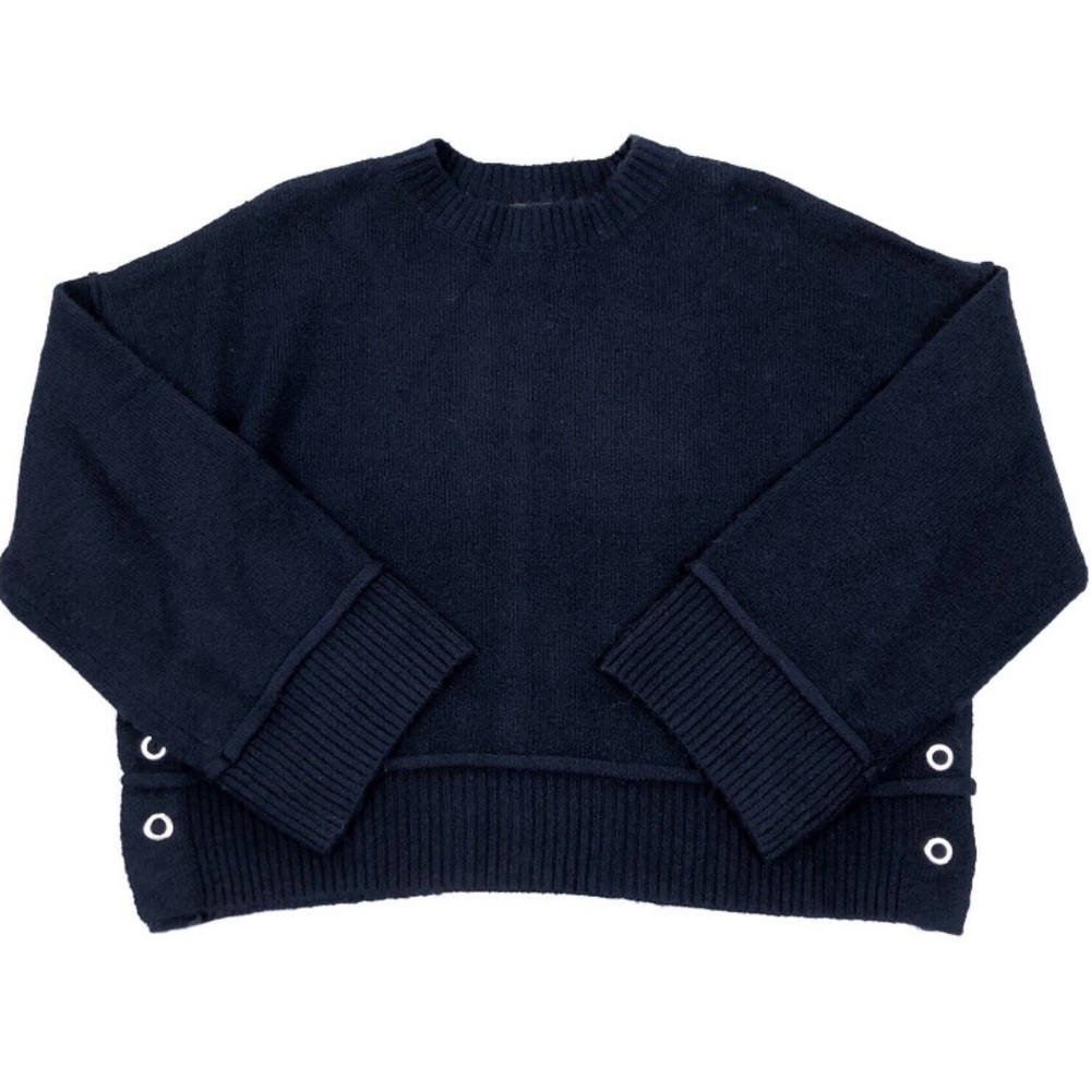 TOPSHOP SOLID NAVY BLUE SWEATER